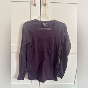 Athleta Purple Long Sleeve Top Size Small Athletic Running Yoga
